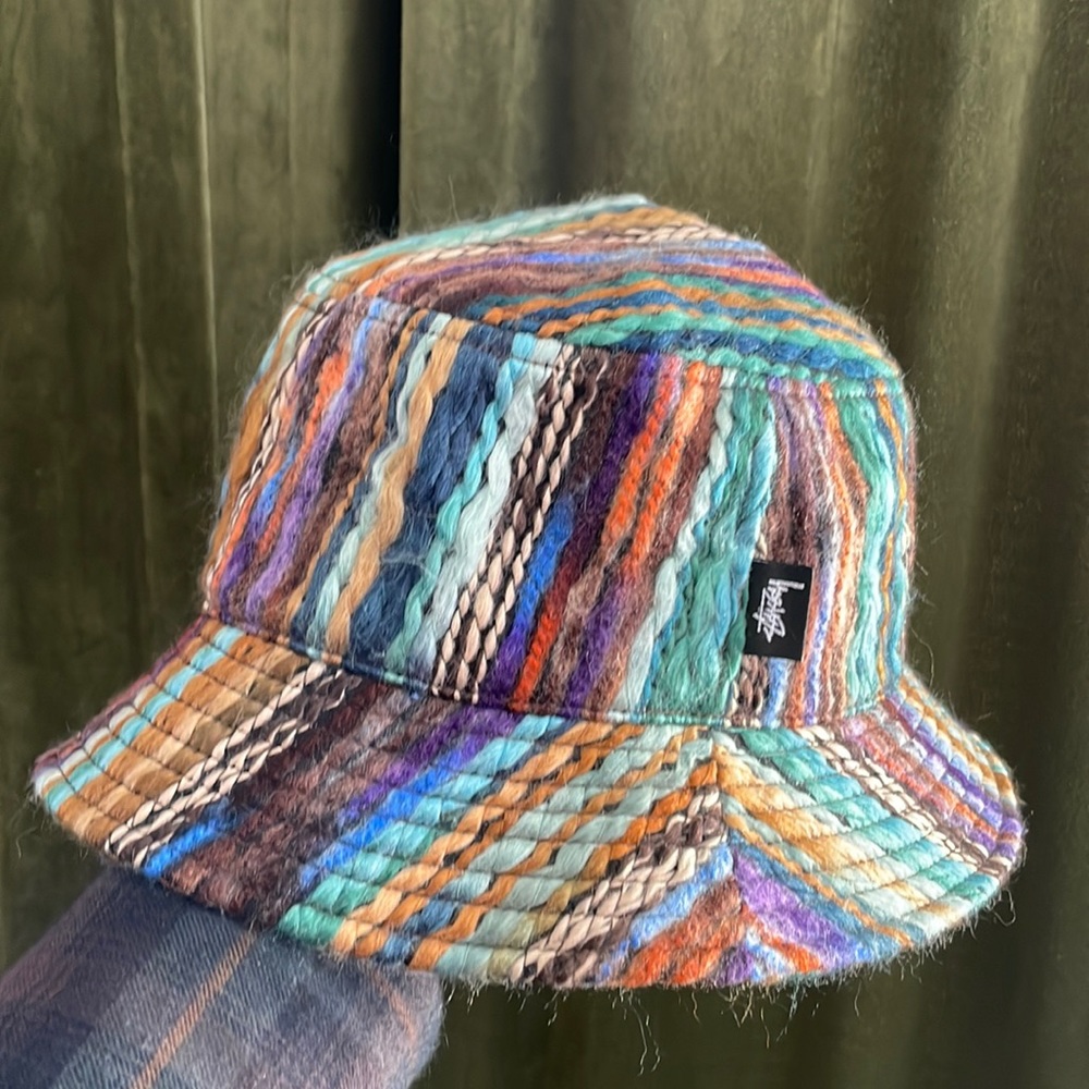Stussy Mixed Yarn Bucket Hat Sz S/M